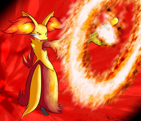 Delphox FanArt -Mystical Fire- by Chaos-Artixal on DeviantArt