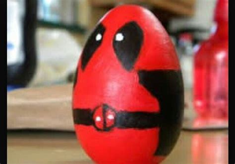 Deadpool Easter Egg | Easter hosting, Easter kids, Crafts for boys