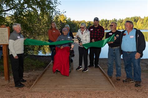 New pier, trail surface help make Schmeeckle Reserve more accessible - University of Wisconsin ...