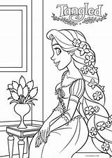 Free Printable Rapunzel Coloring Pages sketch template