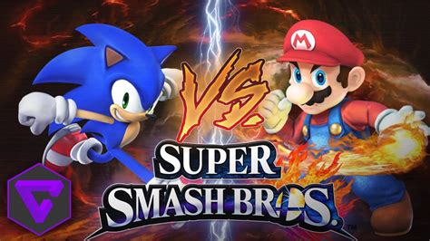 SUPER SMASH BROS: SONIC VS MARIO! "BOOM" (3DS) - YouTube