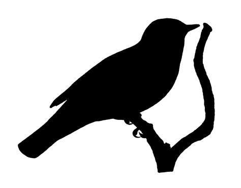 Free Printable Bird Silhouette at GetDrawings | Free download