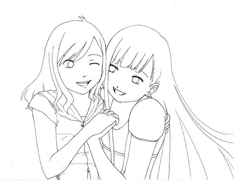 Best Friends - Lineart by XxLei-chanxX on DeviantArt