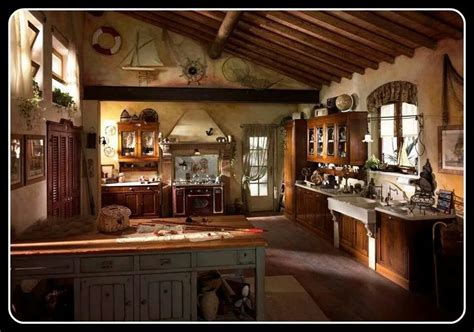 La cucina ideale nel rustico : 10 Rustic Kitchen Chairs, Country Kitchen Cabinets, Country ...