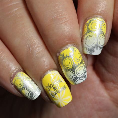 15 Cheerful Sunshine Nail Art Ideas