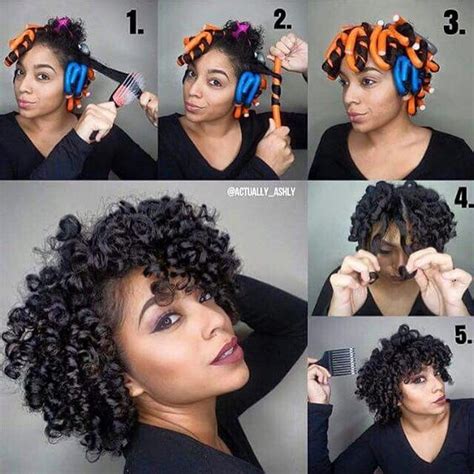 How To Use Flexi Rods on Natural Hair