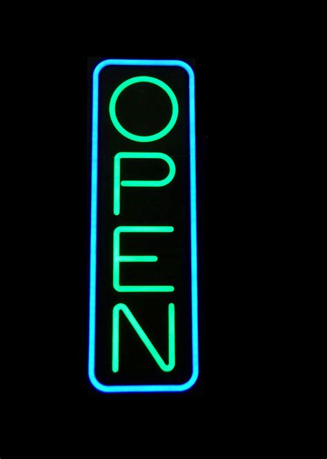 Neon Open Sign Free Stock Photo - Public Domain Pictures