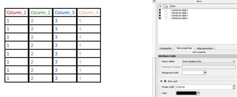 qgis - How to change font color in one column of attribute table in ...