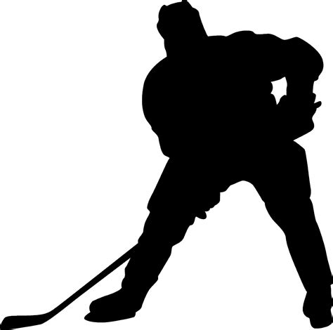 Hockey Silhouette Vector at GetDrawings | Free download