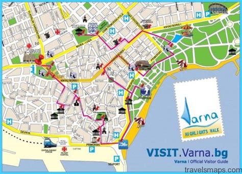 Map of Varna - TravelsMaps.Com