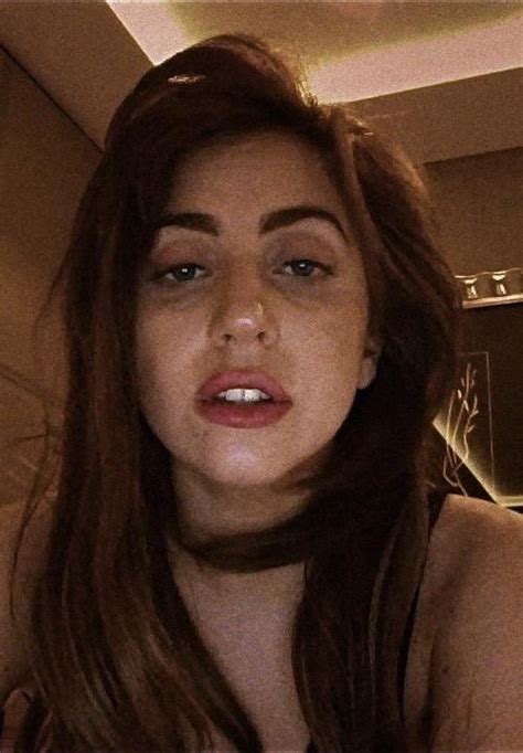 Lady Gaga Brown Hair No Makeup