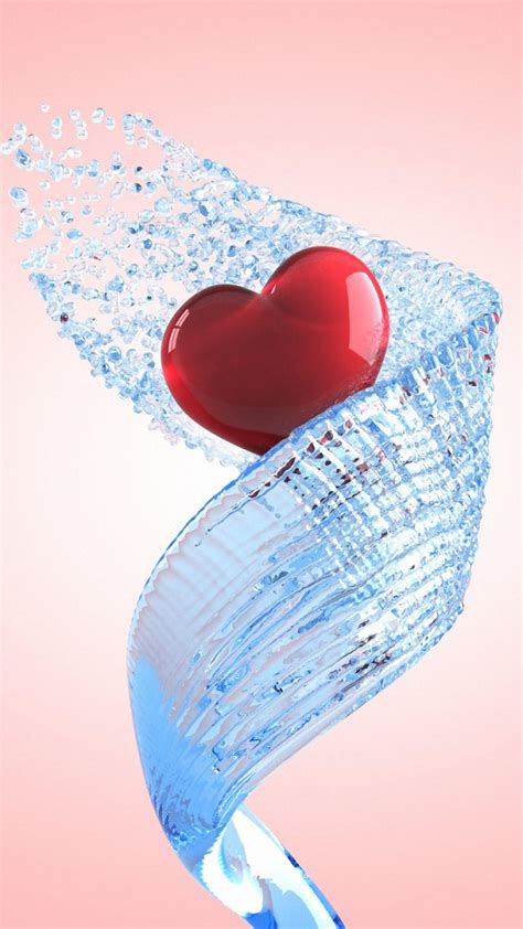 Water Heart Wallpapers - Top Free Water Heart Backgrounds - WallpaperAccess