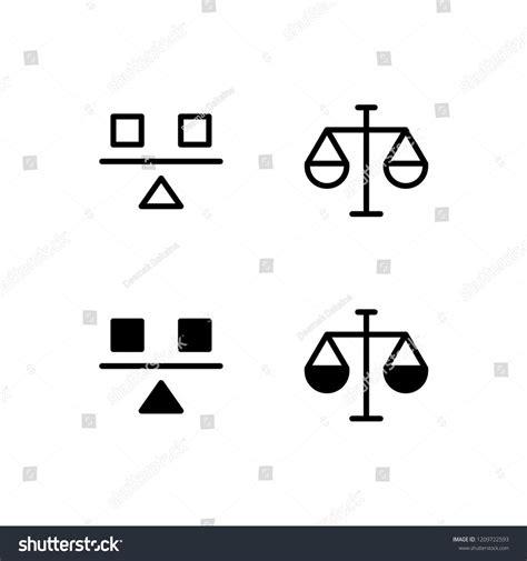 Balance Icon Design. balance, equality, equilibrium, harmony, stability ...