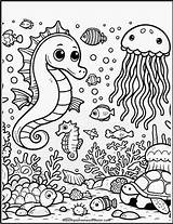 Dive Into Creativity With Undersea Coloring Pages sketch template