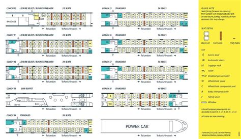 Eurostar - Train plan coaches 10 to 18 - a photo on Flickriver