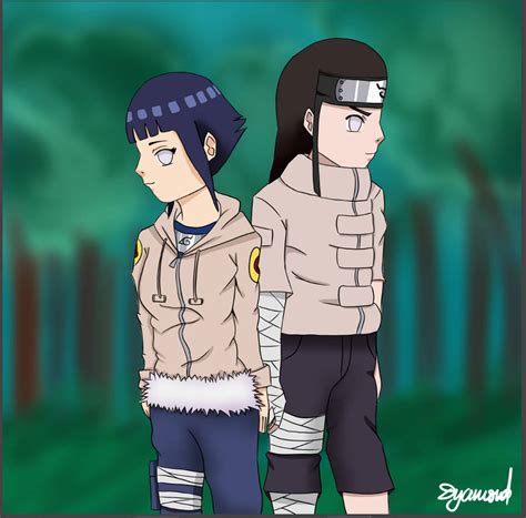 Hinata and Neji Hyuga by DyamondArts on DeviantArt