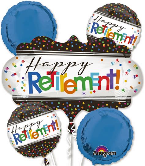 Happy Retirement Balloon Bouquet - The Cupcake Delivers