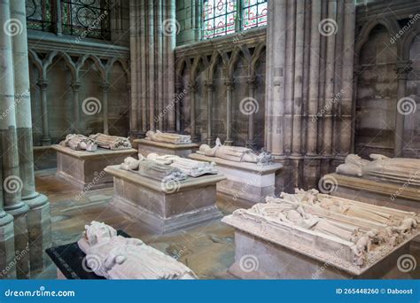 Tombs of the Kings of France in Basilica of Saint-Denis Stock Photo ...