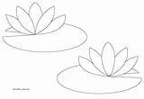 Water lilies coloring Pages Download And Print For Free sketch template