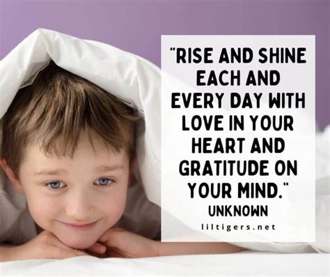 155 Inspirational Rise and Shine Quotes for Kids - Lil Tigers