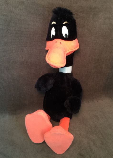 Vintage 1971 Daffy Duck Poseable Plush Doll by Warner Bros - Etsy | Plush dolls, Daffy duck, Plush