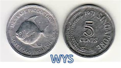 OLD COIN: SINGAPORE 5 CENT (COMMEMORATIVE)