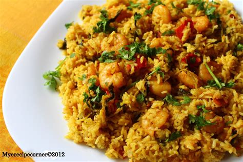 Mye's Kitchen: Chettinad Prawn Biryani/ Era Biryani Recipe.