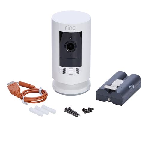 Ring Stick Up Cam battery Battery-operated Wireless Smart Outdoor Security Camera in the ...