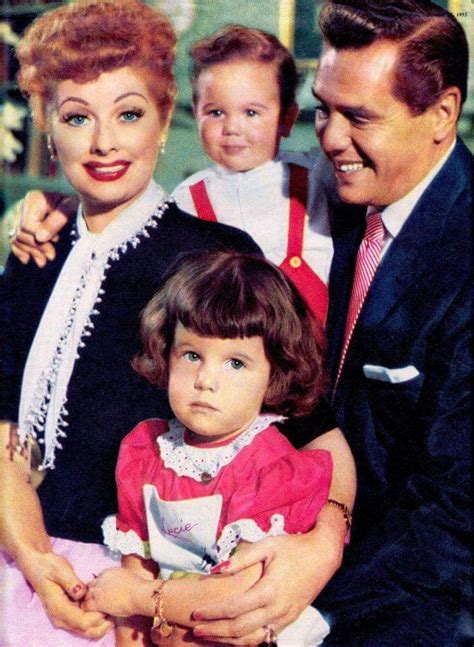 Lucille Ball & Desi Arnaz with their kids Lucie & Desi jr 1954 | Lucille ball, I love lucy show ...