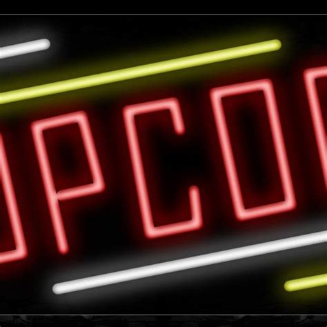 Popcorn Neon Signs | NeonSign.com