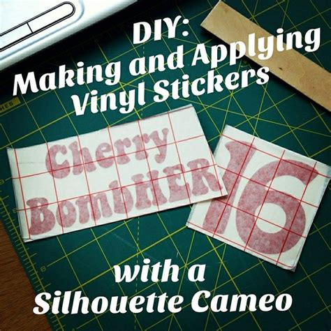 DIY: Making and Applying Vinyl Stickers - Its me, Megan