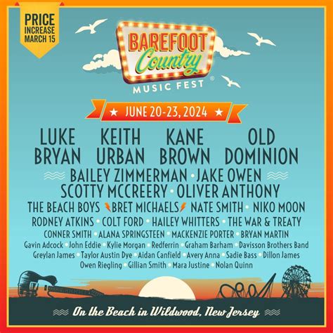 Barefoot Country Music Fest 2024 Line Up - Conni Paulette