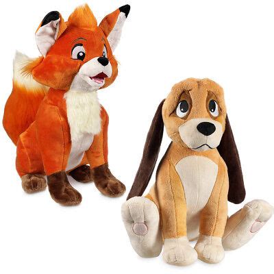 Disney Store Parks "The Fox & the Hound" Tod Todd and Copper Stuffed Plush NEW | eBay