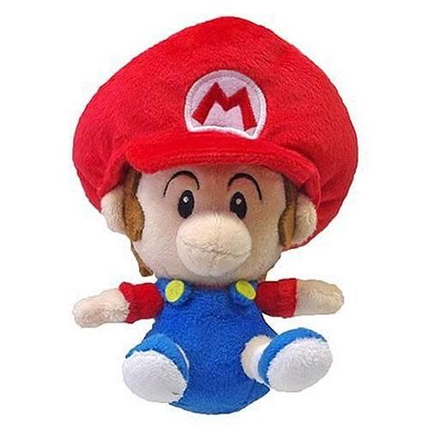 Nintendo Super Mario 6-Inch Baby Mario Plush Toy - Walmart.com