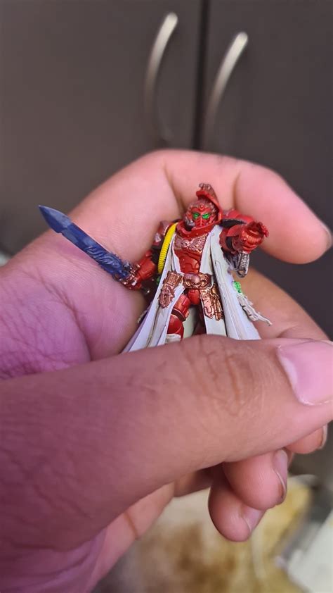 First time painting power sword : r/Warhammer40k