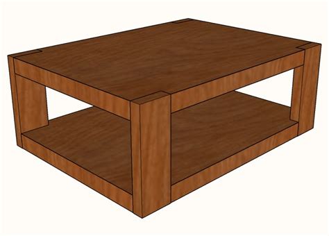 DIY large modern coffee table plans » Famous Artisan | Coffee table ...