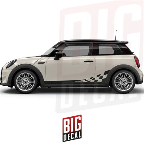 Racing Side Decals Side Vinyl Decal For Mini Cooper - Big Car Decal