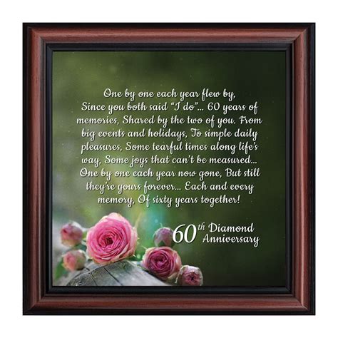 60th Wedding Anniversary Gift Ideas - jenniemarieweddings