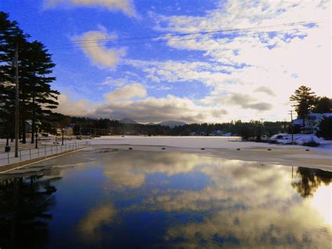 New Years Day, 2014, Saranac Lake, Lake Flower, +3F, 9am | Saranac lake ...