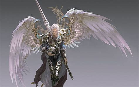 3840x2160px | free download | HD wallpaper: warrior angel illustration ...