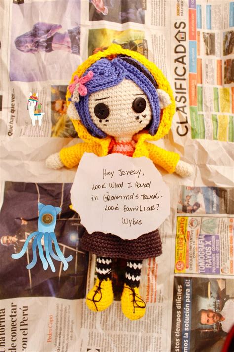 You Can Crochet Your Own Coraline Doll and It Is Creepy Cool