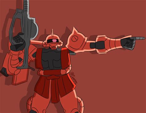 Zaku drawing by MoonEXE on Newgrounds