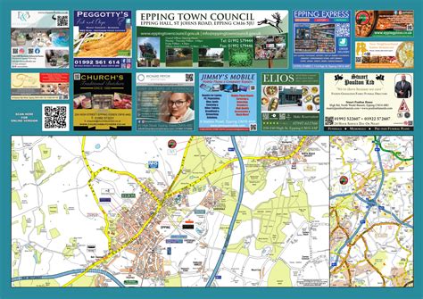 Epping Sited Map : UK Town Maps