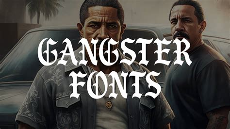 Gangster Fonts Pictures