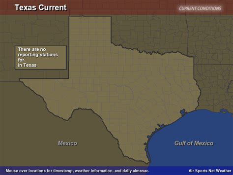 Texas Satellite Map - Air Sports Net