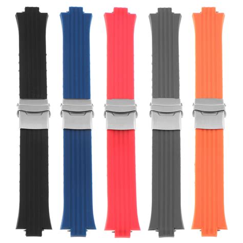 Strapsco Silicone Rubber Watch Band Strap for Oris TT1 & Williams F1 | eBay