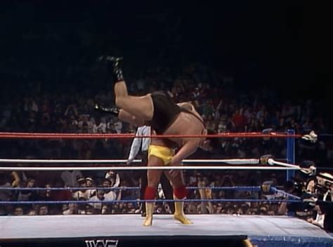 WWE Hulk Hogan Andre the Giant Body Slam Blank Template - Imgflip