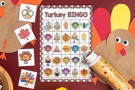 Turkey Bingo (Free Printable) - The Best Ideas for Kids