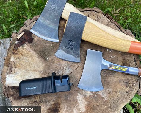 How to use a Fiskars Axe Sharpener | Axe & Tool