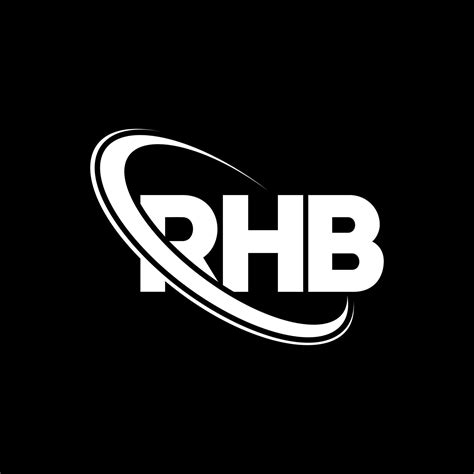 RHB logo. RHB letter. RHB letter logo design. Initials RHB logo linked with circle and uppercase ...